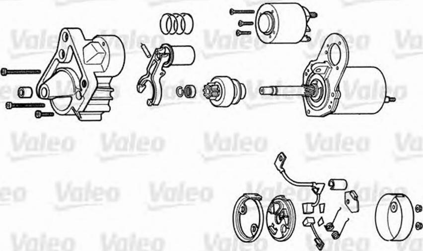 Valeo D6RA10 - Стартер autosila-amz.com