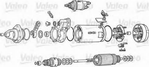 Valeo D13E110TE - Стартер autosila-amz.com