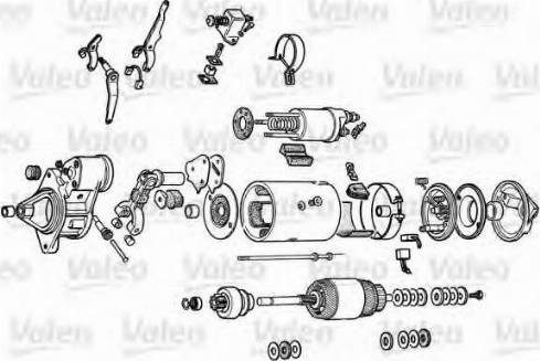 Valeo D8E117 - Стартер autosila-amz.com