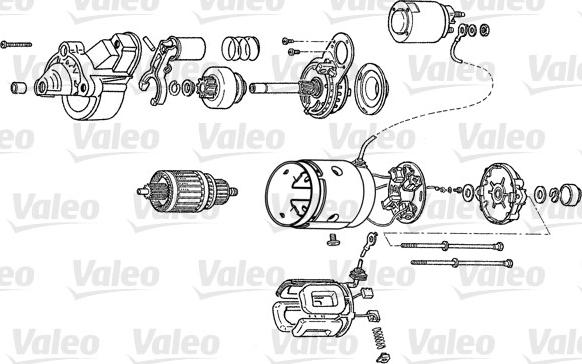 Valeo D8R49 - Стартер autosila-amz.com