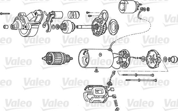 Valeo D7RS50 - Стартер autosila-amz.com
