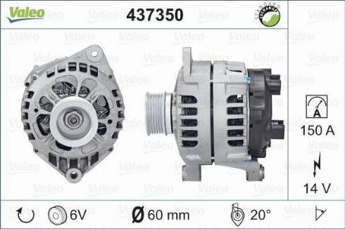 Valeo SG15S032 - Генератор autosila-amz.com