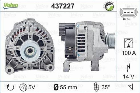 Valeo SG12B080 - Генератор autosila-amz.com