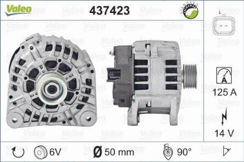 Valeo SG12B122 - Генератор autosila-amz.com