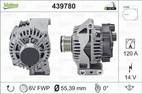 Valeo TG12S111 - Генератор autosila-amz.com