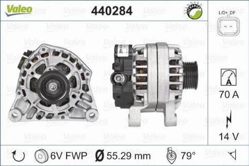 Valeo TG7S014 - Генератор autosila-amz.com