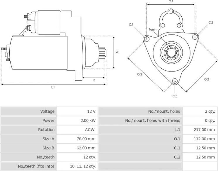 Valeo TS18ER123 - Стартер autosila-amz.com