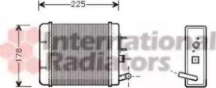 Van Wezel 49006014 - Теплообменник, отопление салона autosila-amz.com