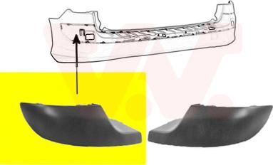 Van Wezel 4042557 - Облицовка, бампер autosila-amz.com