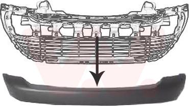 Van Wezel 4042580 - Облицовка, бампер autosila-amz.com