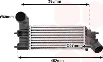 Van Wezel 40004204 - Интеркулер, теплообменник турбины autosila-amz.com