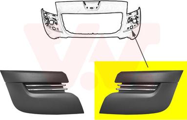 Van Wezel 4076581 - Облицовка, бампер autosila-amz.com