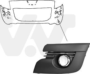 Van Wezel 4076583 - Облицовка, бампер autosila-amz.com