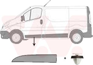 Van Wezel 4396401 - Облицовка / защитная накладка, дверь autosila-amz.com