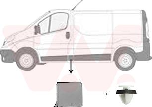 Van Wezel 4396403 - Облицовка / защитная накладка, боковина autosila-amz.com