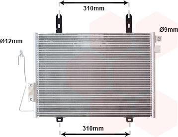 Van Wezel 43005221 - Конденсатор кондиционера autosila-amz.com