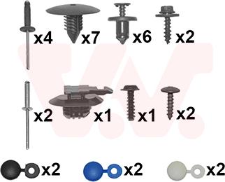 Van Wezel 4376794 - Монтажный комплект, буфер autosila-amz.com