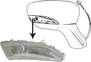 Van Wezel 4373916 - Фонарь указателя поворота autosila-amz.com