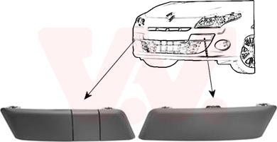 Van Wezel 4377580 - Облицовка, бампер autosila-amz.com