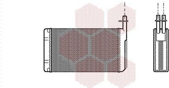 Van Wezel 47006040 - Теплообменник, отопление салона autosila-amz.com