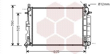 Van Wezel 47002027 - Радиатор, охлаждение двигателя autosila-amz.com