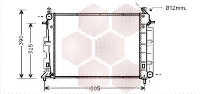 Van Wezel 47002028 - Радиатор, охлаждение двигателя autosila-amz.com