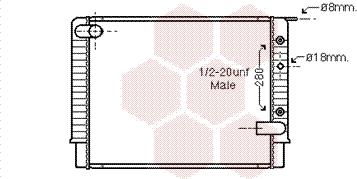 Van Wezel 59002034 - Радиатор, охлаждение двигателя autosila-amz.com