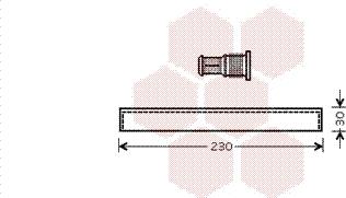 Van Wezel 5100D074 - Осушитель, кондиционер autosila-amz.com