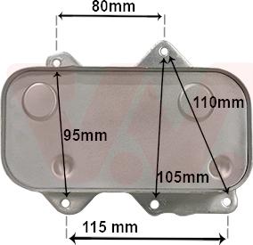 Van Wezel 58013717 - Масляный радиатор, двигательное масло autosila-amz.com