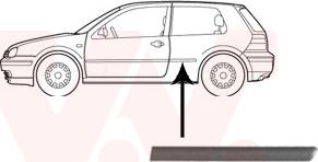 Van Wezel 5888429 - Облицовка / защитная накладка, боковина autosila-amz.com