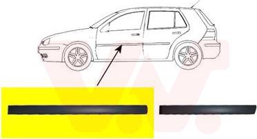 Van Wezel 5888423 - Облицовка / защитная накладка, дверь autosila-amz.com