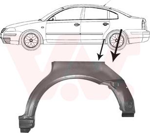 Van Wezel 5836147 - Боковина autosila-amz.com