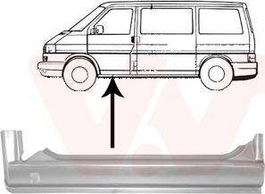 Van Wezel 5874101 - Подножка, накладка порога autosila-amz.com