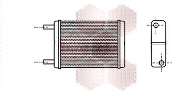 Van Wezel 53006182 - Теплообменник, отопление салона autosila-amz.com