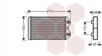 Van Wezel 53006369 - Теплообменник, отопление салона autosila-amz.com