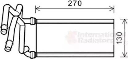 Van Wezel 53006705 - Теплообменник, отопление салона autosila-amz.com