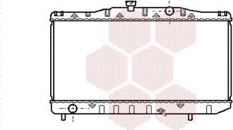 Van Wezel 53002061 - Радиатор, охлаждение двигателя autosila-amz.com