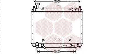 Van Wezel 53002340 - Радиатор, охлаждение двигателя autosila-amz.com