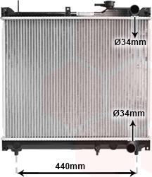 Van Wezel 52002079 - Радиатор, охлаждение двигателя autosila-amz.com