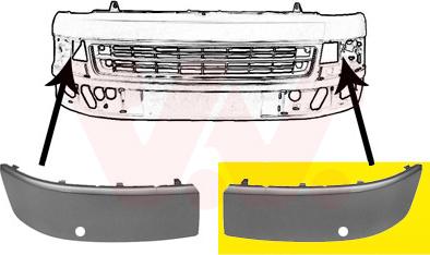 Van Wezel 5790485 - Облицовка, бампер autosila-amz.com