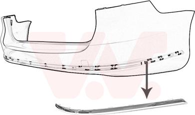 Van Wezel 5740554 - Облицовка, бампер autosila-amz.com