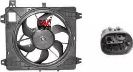 Van Wezel 0910748 - Вентилятор, охлаждение двигателя autosila-amz.com