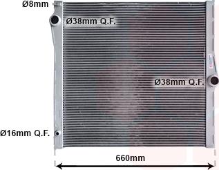 Van Wezel 06002436 - Радиатор, охлаждение двигателя autosila-amz.com