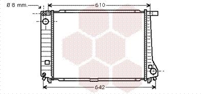 Van Wezel 06002179 - Радиатор, охлаждение двигателя autosila-amz.com