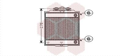 Van Wezel 06002367 - Радиатор, охлаждение двигателя autosila-amz.com