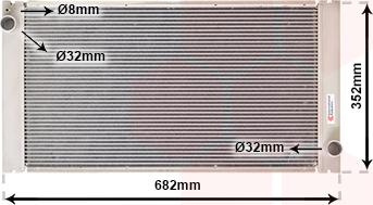 Van Wezel 06002333 - Радиатор, охлаждение двигателя autosila-amz.com