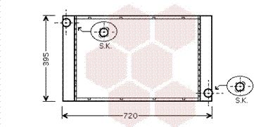 Van Wezel 06002373 - Радиатор, охлаждение двигателя autosila-amz.com