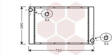 Van Wezel 06002287 - Радиатор, охлаждение двигателя autosila-amz.com