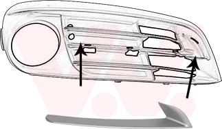 Van Wezel 0619584 - Облицовка, бампер autosila-amz.com