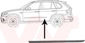 Van Wezel 0689425 - Облицовка / защитная накладка, дверь autosila-amz.com